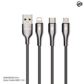 WK (WDC-114M) KINGKONG PRO 3A DATA CABLE FOR MICRO ,Cable , Micro Cable , Micro Charging Cable , Micro USB Cable , Android charging cable , USB Charging Cable , Data cable for Samsung , Huawei , Xiaomi , Fast Charging Cable , Quick Charge Cable